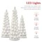 Best Choice Products Set of 3 Pre-Lit Hand-Painted Ceramic Tabletop Christmas Trees